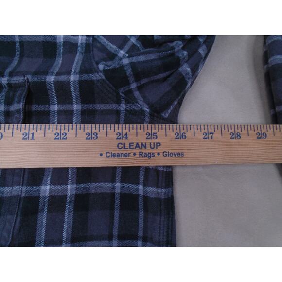 Carhartt Flannel Long Sleeve Shirt Mens XL Green Plaid Original Fit 100122-039 - Picture 7 of 11